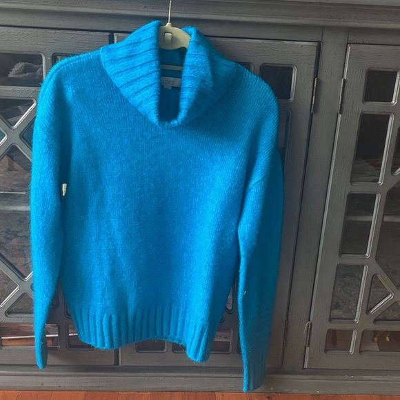 LOFT Sweaters - LOFT Bright Blue Turtleneck Sweater